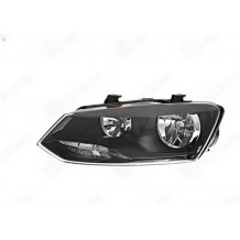 VW POLO '14-'17 ΦΑΝΟΣ ΕΜΠΡΟΣ ΗΛΕΚΤ. ΔΙΠΛΟ ΚΑΘΡ. (ΜΑΥΡΟ ΦΡΥΔΙ) (Ε) (ΜΕ ΜΟΤ) (DEPO) ΟΔΗΓΟΥ