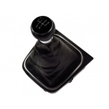 VW GOLF 5 '04-'08, GOLF 6 '08-'13 ΠΟΜΟΛΟ ΛΕΒΙΕ ΤΑΧΥΤΗΤΩΝ ΜΕ 5 ΤΑΧΥΤΗΤΕΣ & ΦΟΥΣΚΑ ΜΕ ΧΡΩΜΙΟ ΠΛΑΙΣΙΟ