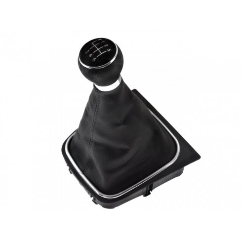 VW GOLF 5 '04-'08, GOLF 6 '08-'13 ΠΟΜΟΛΟ ΛΕΒΙΕ ΤΑΧΥΤΗΤΩΝ ΜΕ 6 ΤΑΧΥΤΗΤΕΣ & ΦΟΥΣΚΑ ΜΕ ΧΡΩΜΙΟ ΠΛΑΙΣΙΟ