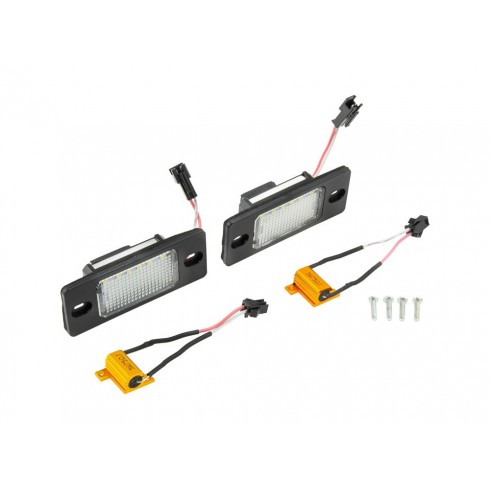 ΦΑΝΟΣ ΑΡΙΘΜΟΥ VW GOLF IV  '99-/ GOLF V  '07-/ BORA '99-'05/ PASSAT B5 KOMBI '00-/ TOUAREG '02-/ TIGUAN '07- CAN/BUS LED (2TEM)